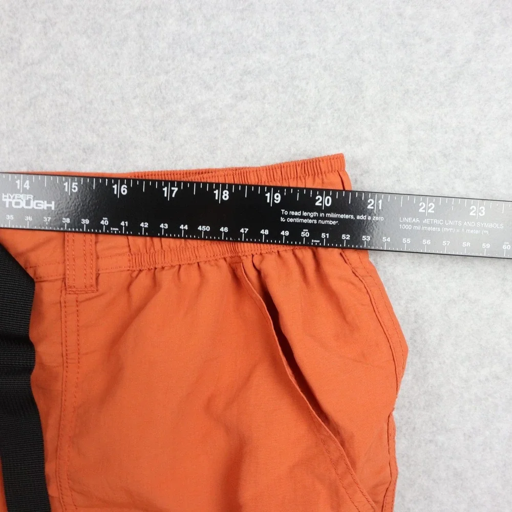 Eddie Bauer Shorts Mens 2XL XXL Travex Mesh Lined Patch Pocket Hiking Nylon Belt